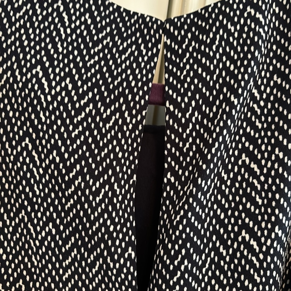 Gap Swing tank dress in navy print.